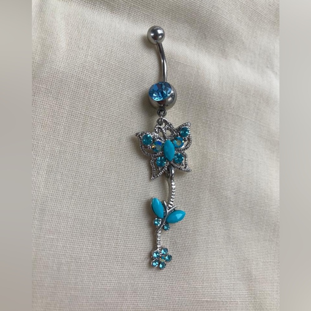 Belly button Ring surgical stainless steel  belly button